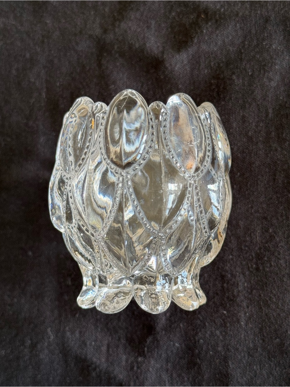 Vintage/Antique Fostoria Glass - Frisco Line  #1229 Toothpick Holder UV/Green